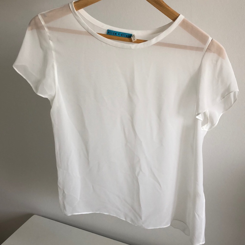 Alice and Olivia Silk top